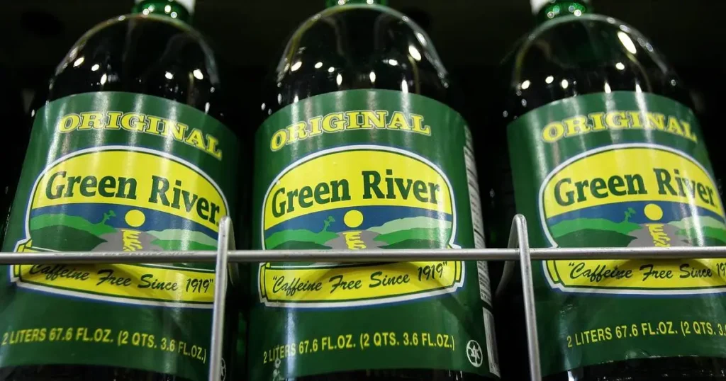 green river soda - st. patrick's day foods for truckers